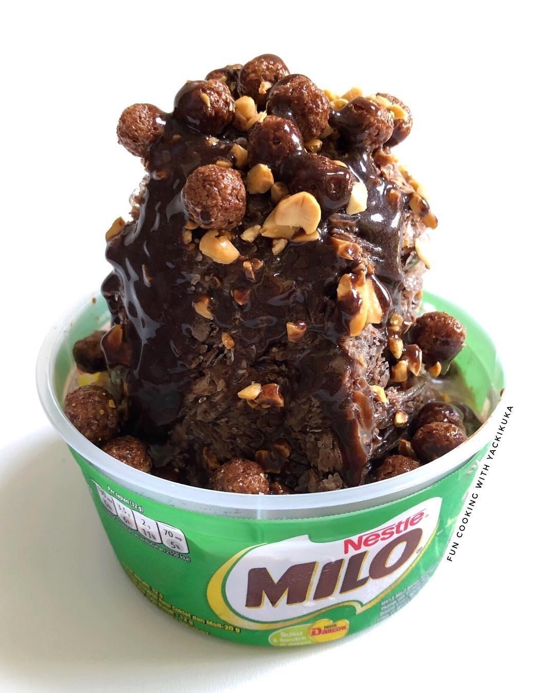 resep es kepal milo