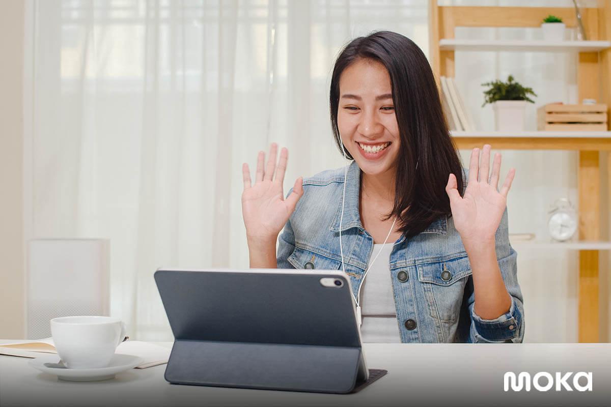 pebisnis video call - 5 Tren Bisnis Pasca COVID-19