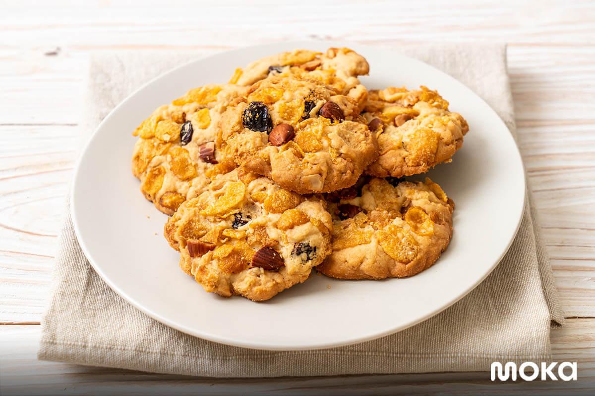 resep kue kering lebaran - cornflake cookies