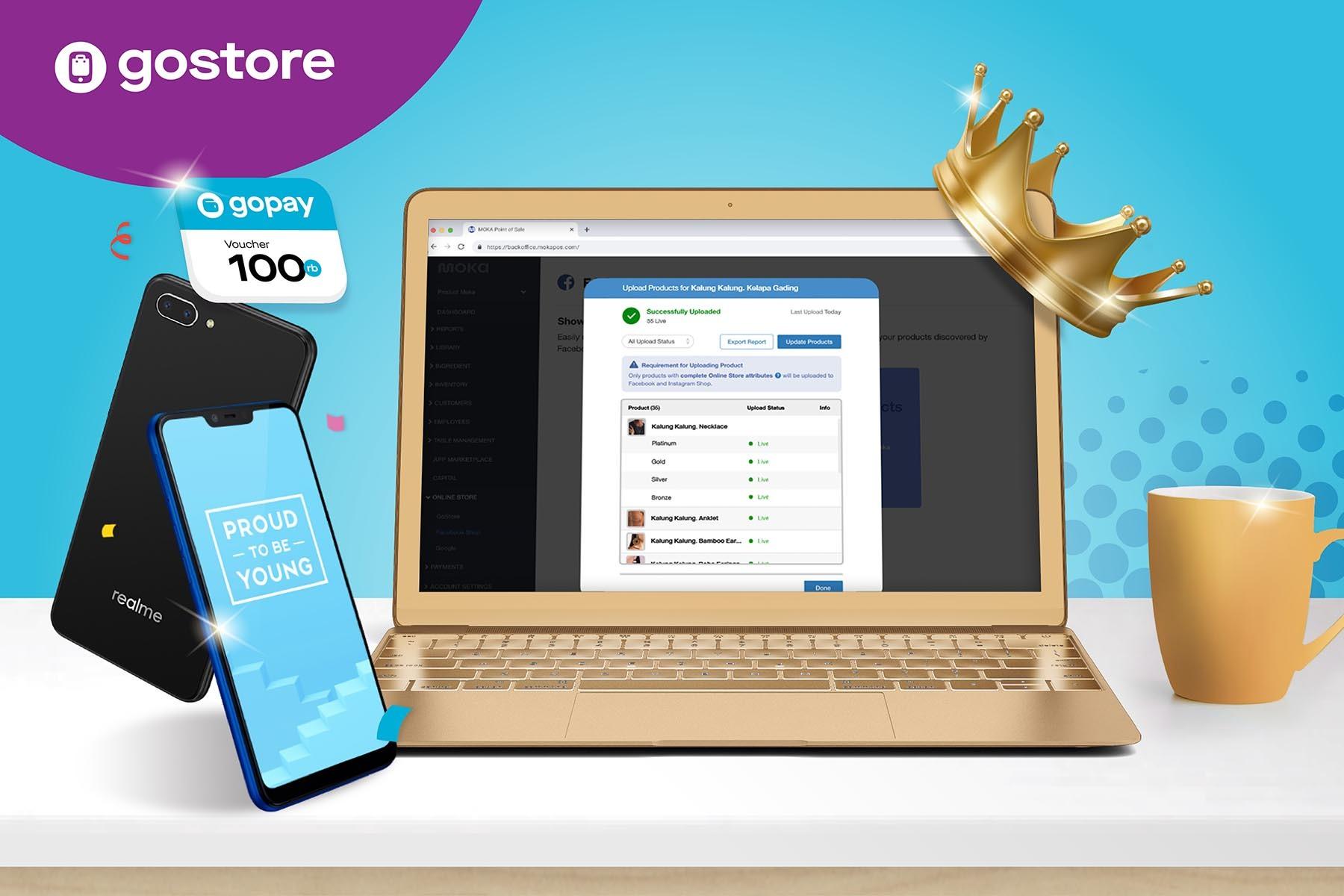 Mau Dapat Cashback dan Undian Smartphone dari GoStore? Simak Caranya!