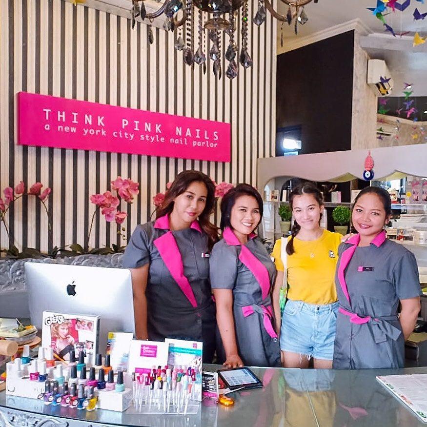 Think Pink Nails Bali