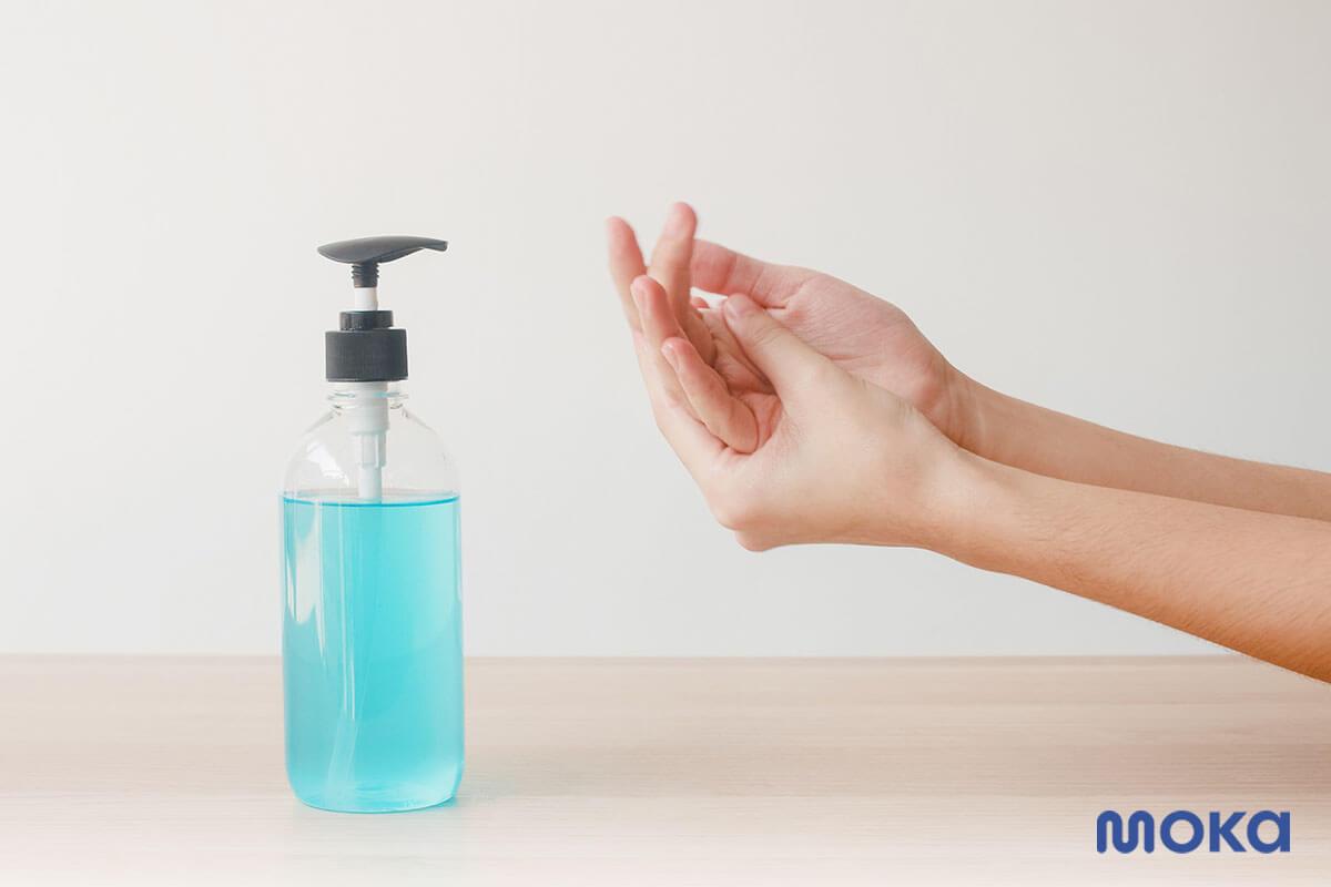 hand sanitizer - produk kebersihan