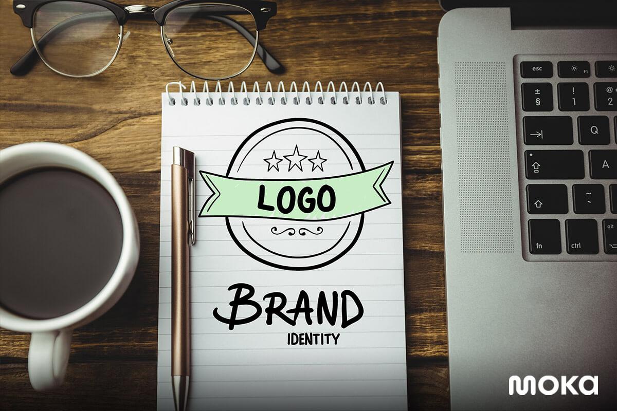 logo dan brand bisnis - desain logo toko online