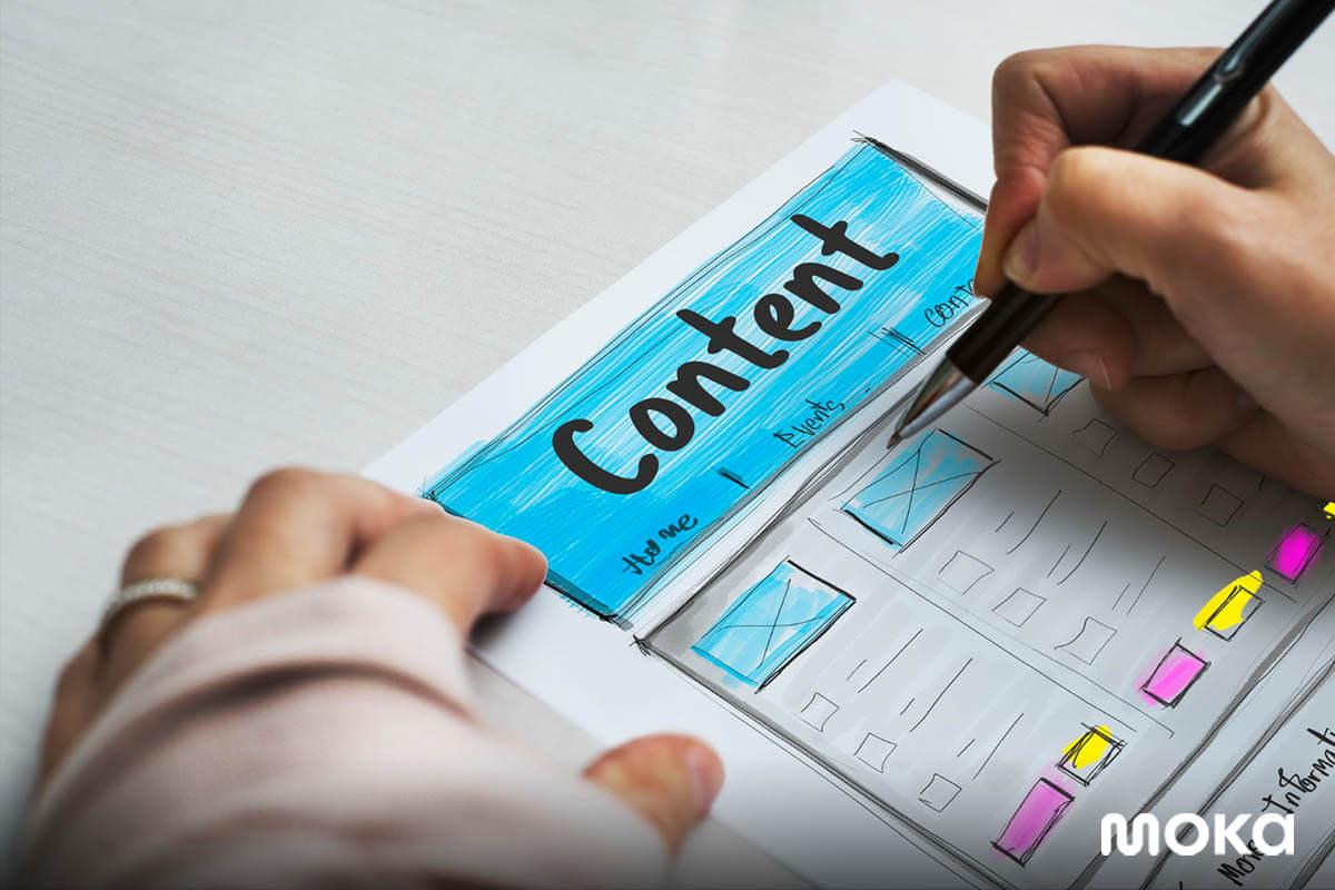 membuat content plan untuk microblog - content marketing adalah