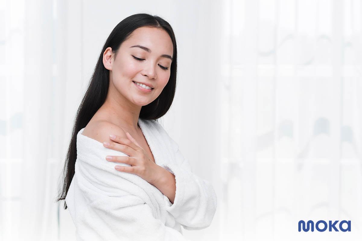 meningkatkan produktivitas saat work from home - mandi