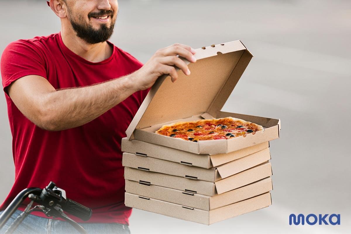 online delivery - jasa antar makanan - pizza