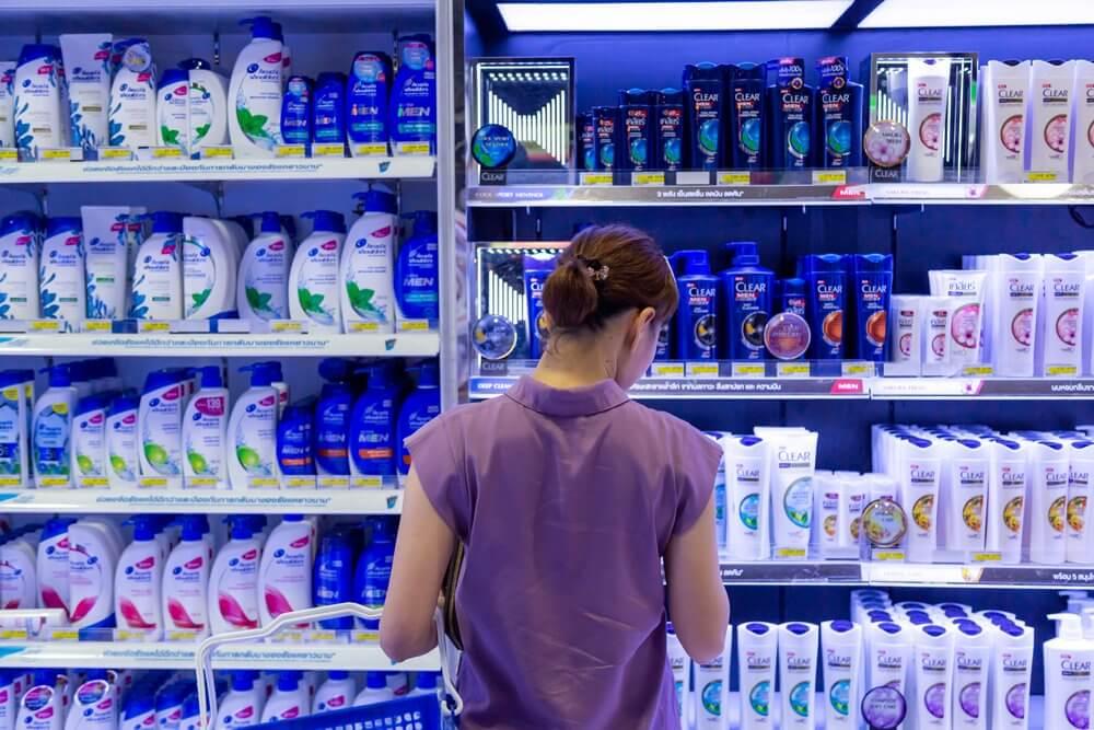 toko kelontong - shampoo - Cara Penataan Toko Kelontong
