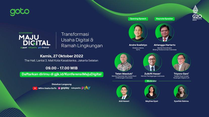 Konferensi Maju Digital 2022: Strategi Jitu Bangun Bisnis Tanpa Rugi